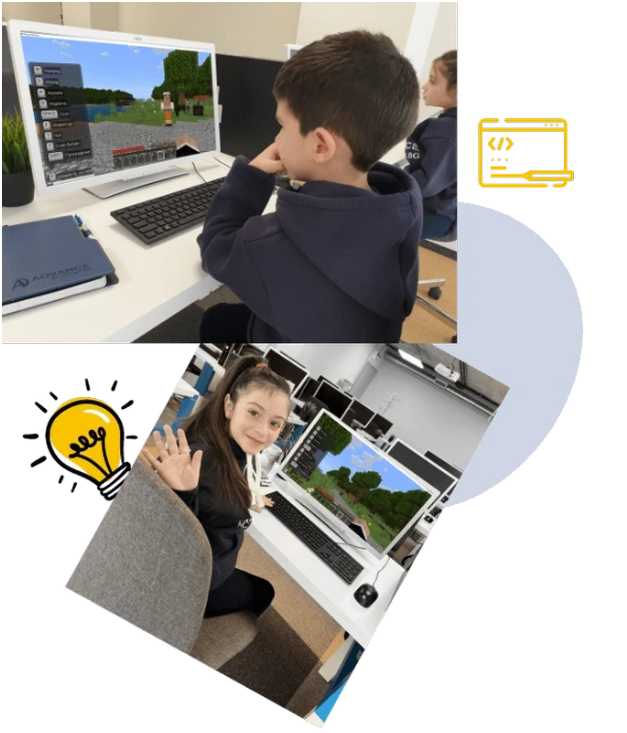 Уникално присъствено обучение в целогодишната ученическа академия по програмиране на Advance Academy